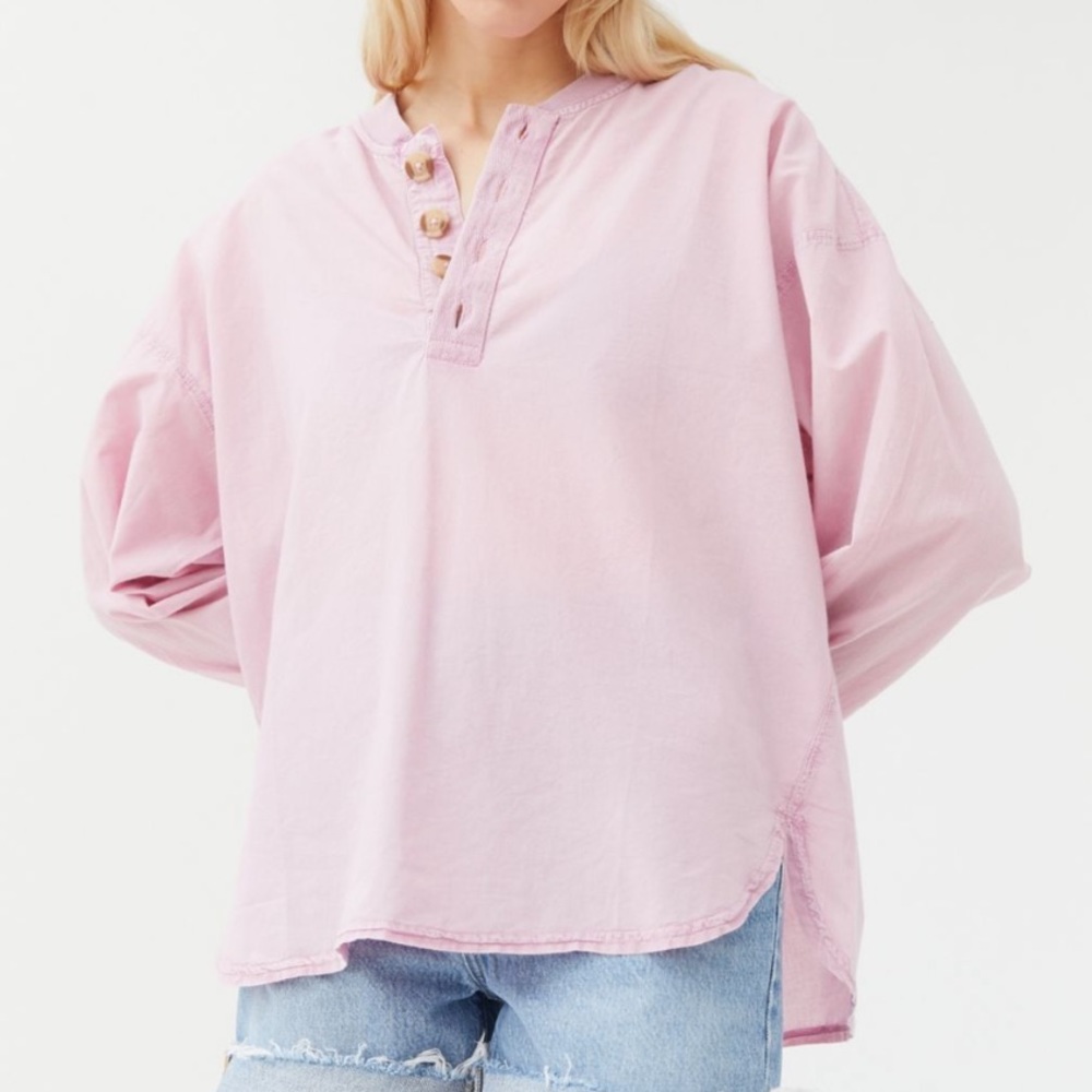 UO Harient Henley Top (XS)